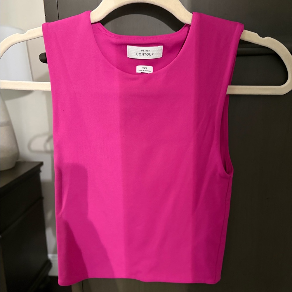 Babaton Pink Sleeveless Top